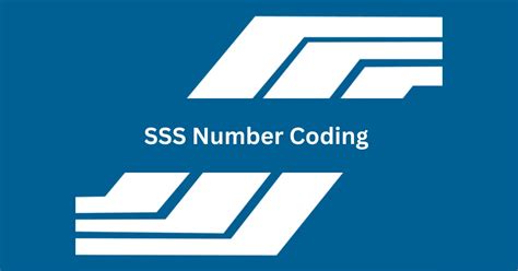 New SSS Number Coding Scheme [Streamline .